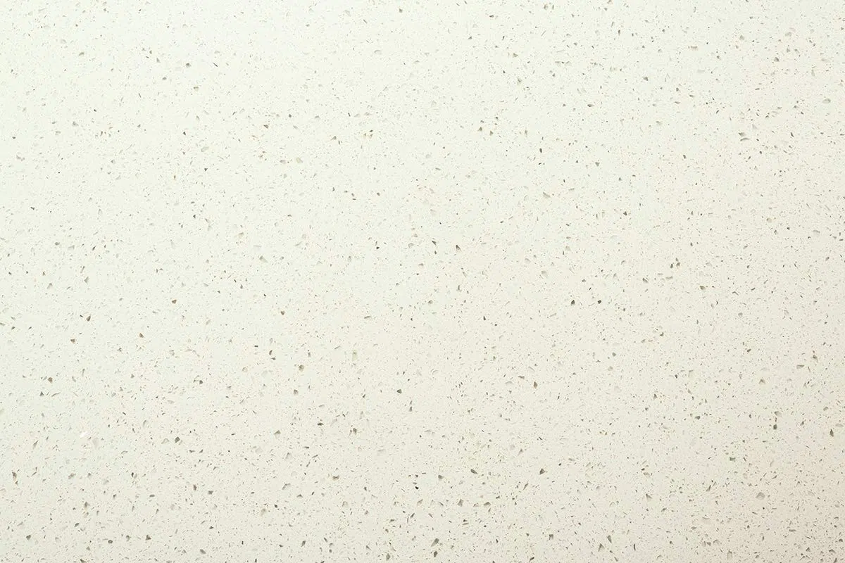 Maxtop Plan de travail de cuisine en quartz 1500 x 600mm Blanc diamant