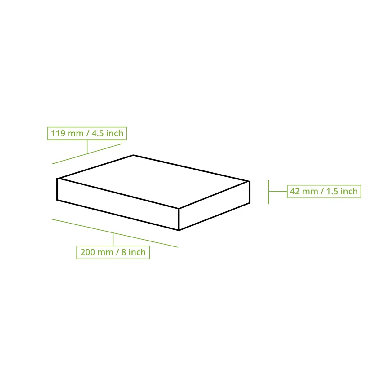 BIOZOYG Boîtes en carton bio avec fenêtre I Boîtes à emporter avec grande fenêtre en PLA - étanche aux liquides - compostable I 400 boîtes à pâtisserie I boîte à gâteau 900ml
