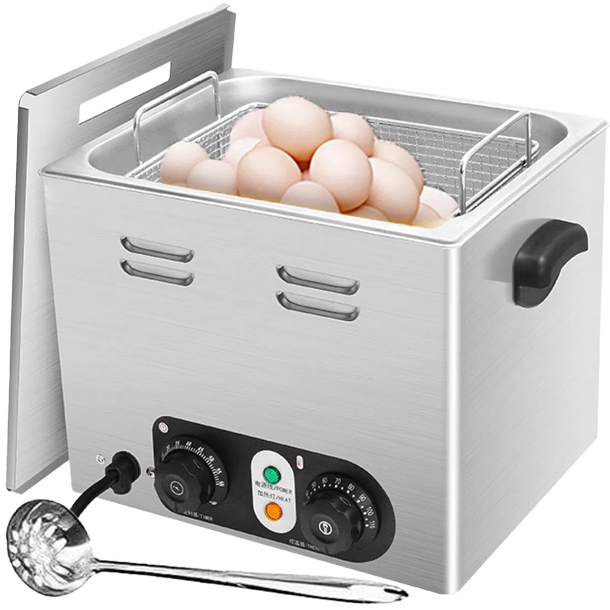 Cuiseur à œufs électrique, capacité 45 œufs, température constante de 30 à 110 °C, Cuisson Rapide, œufs Mollets, œufs pochés