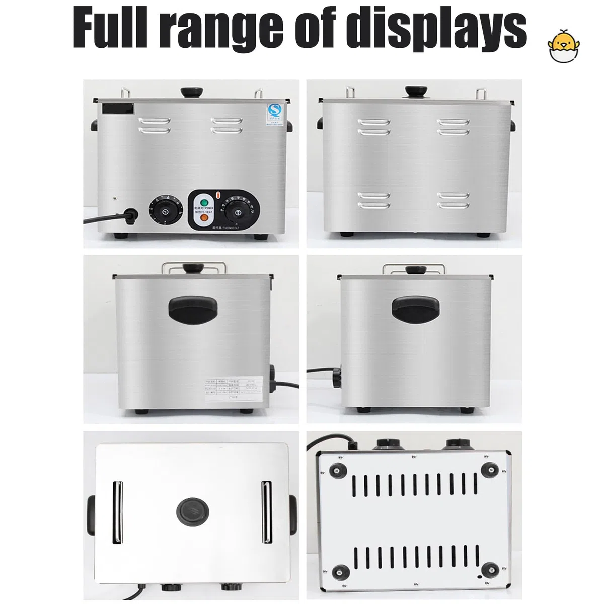 Cuiseur à œufs Professionnel, Machine à œufs à la Coque entièrement Automatique, Grande capacité, pour Une Cuisson Rapide des œufs à la Coque et Mollets, Panier avec Filet,Basketwithnetting
