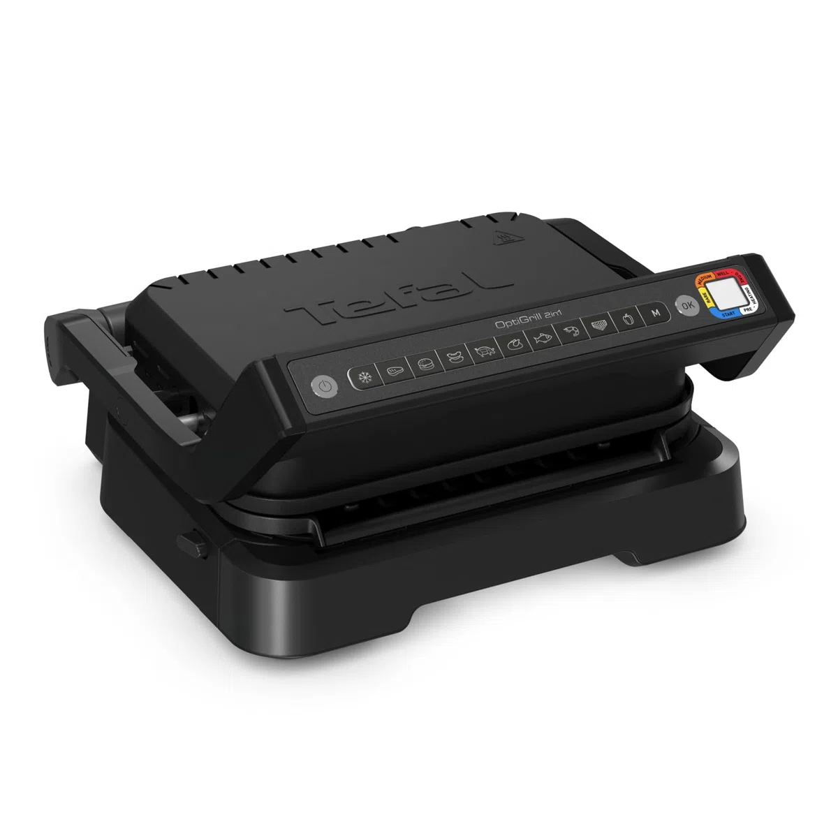 Tefal Optigrill 2in1 Gc7728 Kontaktgrill Schwarz 2100 W 600 Cm? Grillfl?che