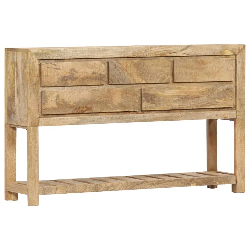 vidaXL Buffet Commode Dressoir Armoire de Rangement Meuble de Rangement Salon Chambre Cuisine Intérieure Maison Bois de Manguier Massif
