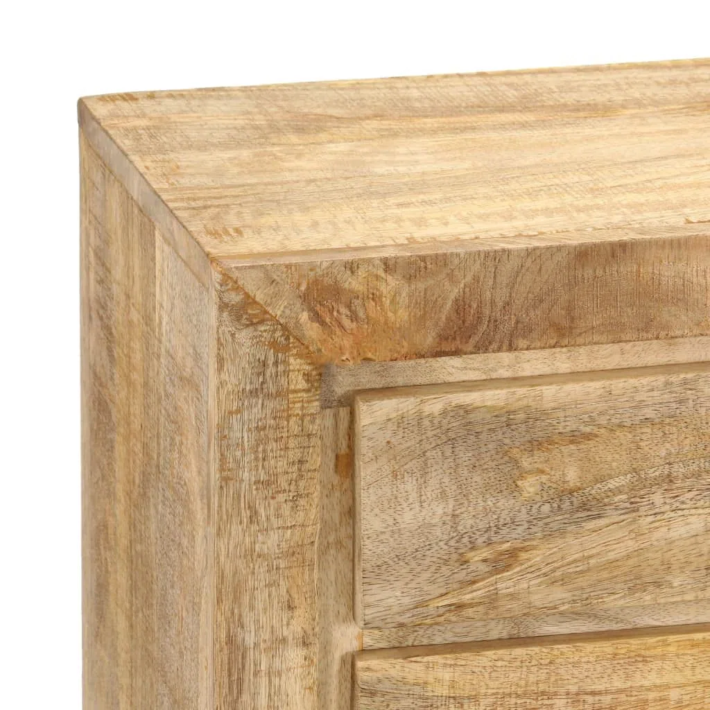 vidaXL Buffet Commode Dressoir Armoire de Rangement Meuble de Rangement Salon Chambre Cuisine Intérieure Maison Bois de Manguier Massif