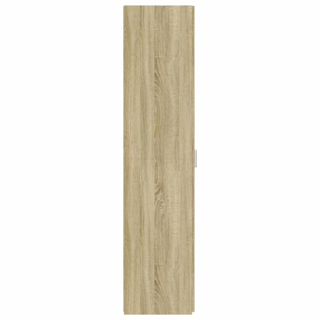 Meuble haut en bois de chêne Sonoma 45 x 42,5 x 185 cm avec portes et étagères, polyvalent pour salon, chambre à coucher, couloir, espace de rangement, commode moderne, buffet, buffet