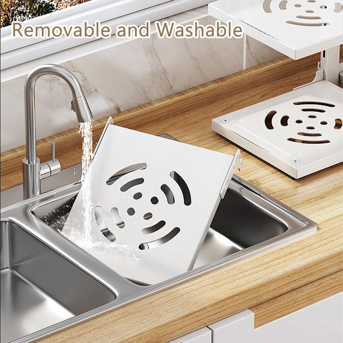 Support de rangement multifonctionnel réglable pour casseroles et poêles, support de casseroles sur pied pour armoire, supports de couvercles de casseroles avec bac de vidange, support de casseroles