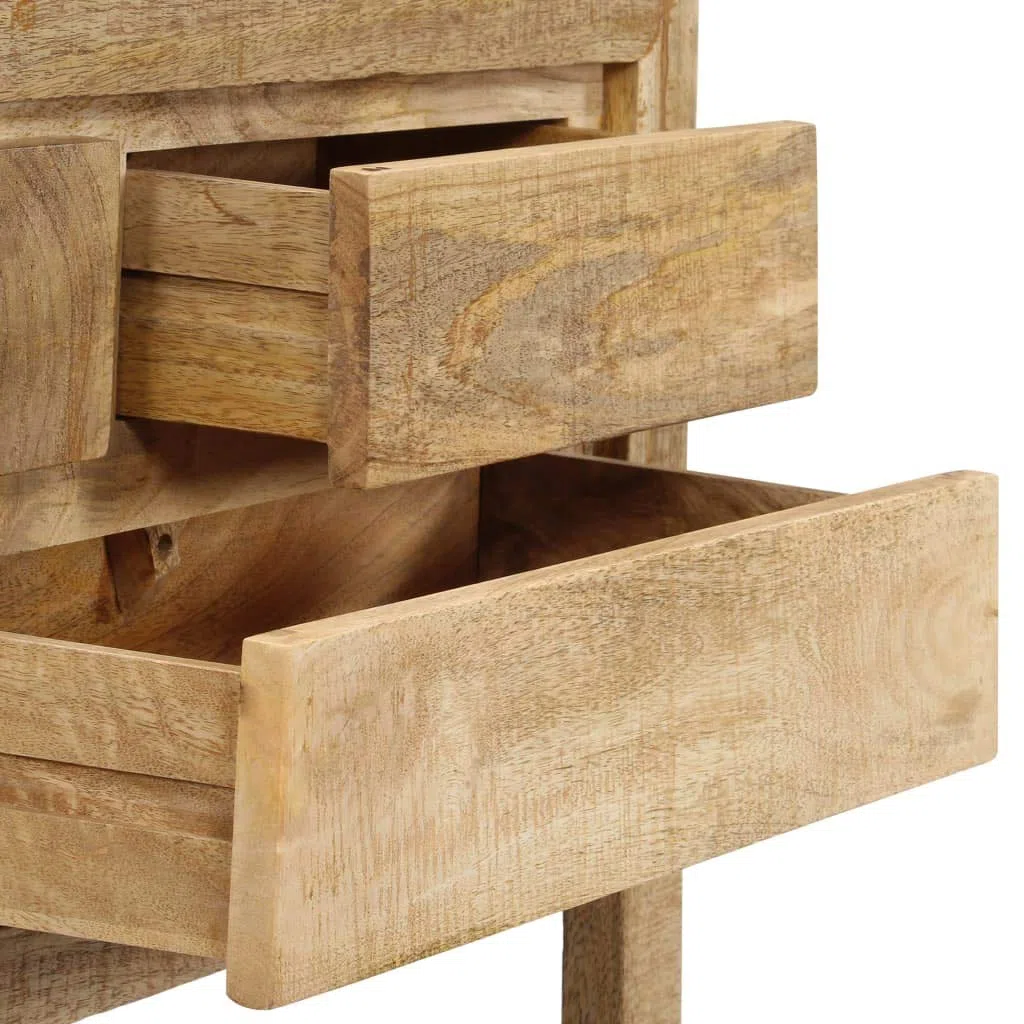 vidaXL Buffet Commode Dressoir Armoire de Rangement Meuble de Rangement Salon Chambre Cuisine Intérieure Maison Bois de Manguier Massif