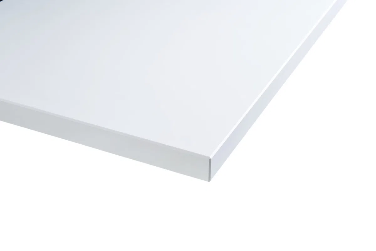 Maxtop Plan de travail de cuisine en quartz 1500 x 600mm blanc pur