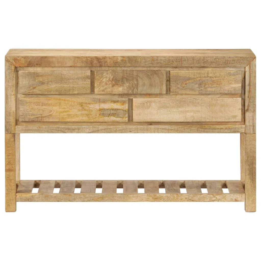 vidaXL Buffet Commode Dressoir Armoire de Rangement Meuble de Rangement Salon Chambre Cuisine Intérieure Maison Bois de Manguier Massif