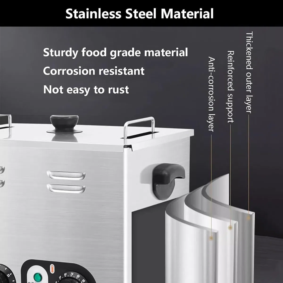 Chaudière automatique à œufs avec température réglable et minuteur pour cuisine commerciale