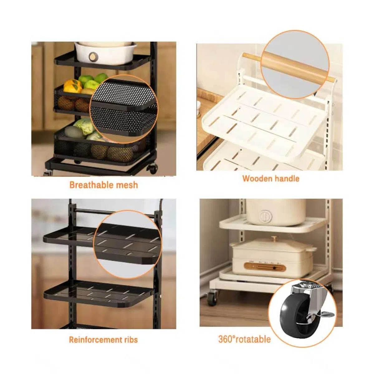 Armoire interne pour casseroles et poêles - Économie d'espace - Étagère de cuisine en métal de 3 x 3 cm - Tiroir blanc - Solution de rangement pour armoires et assiettes de cuisine.