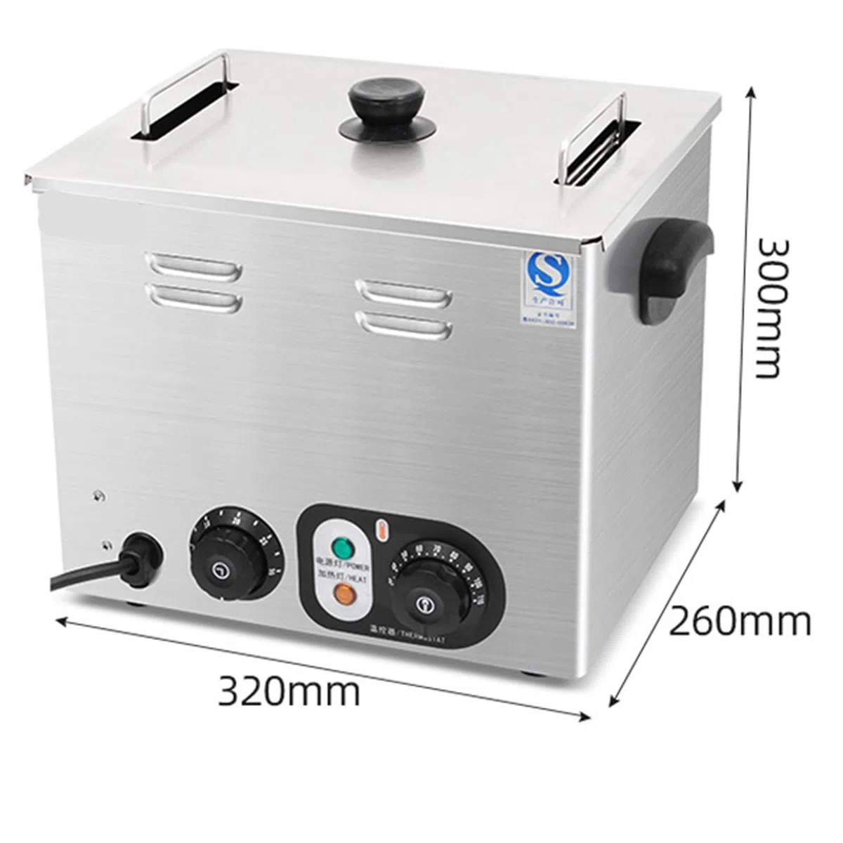 Chaudière automatique à œufs avec température réglable et minuteur pour cuisine commerciale