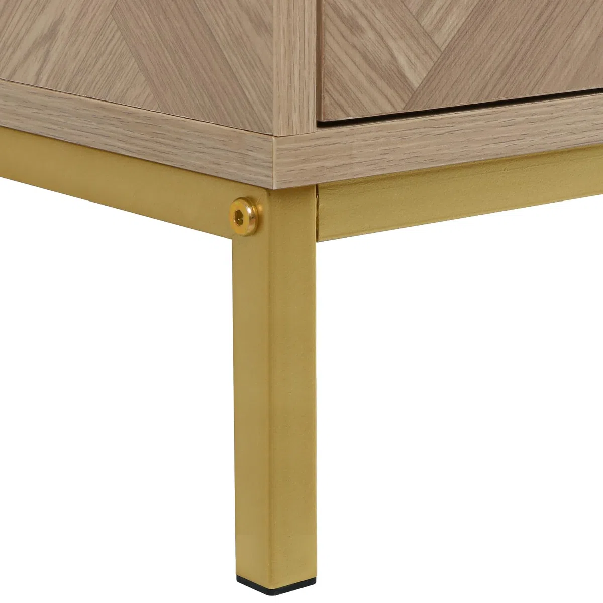 Buffet de rangement moderne avec 3 étagères réglables