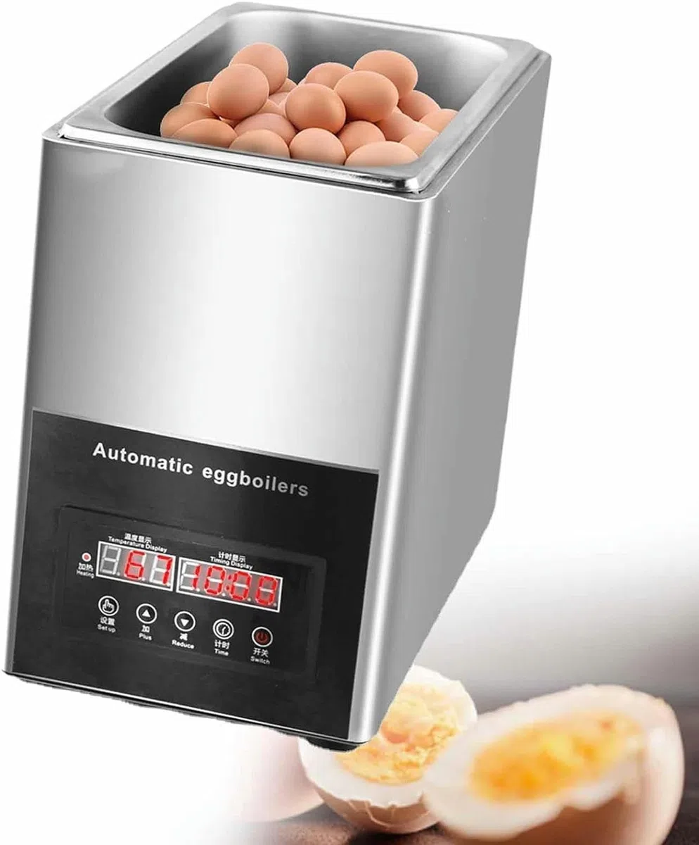 Cuiseur à œufs électrique, 800 W, cuiseur à œufs Rapide avec arrêt Automatique pmatique pour œufs Mous, cuiseur à œufs Commercial à Source Chaude, œufs durs, pochés, cuits à la Vapeur, 220 V