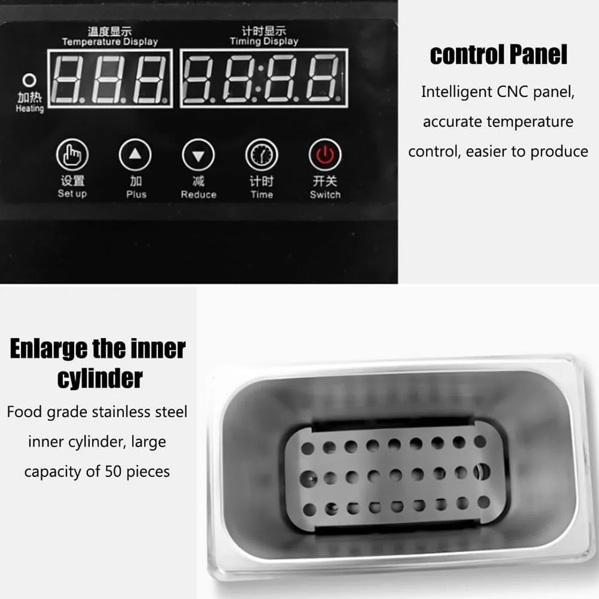 Cuiseur à œufs électrique Cuiseur à Vapeur pour œufs durs pochés Cuiseur Rapide pour œufs avec arrêt Automatique, capacité de 50 œufs