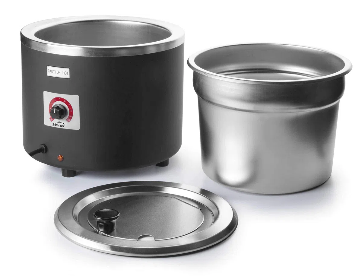 Lacor 69267 - Chaudière électrique à soupe, Acier Acier Inox 18/10, 800 W