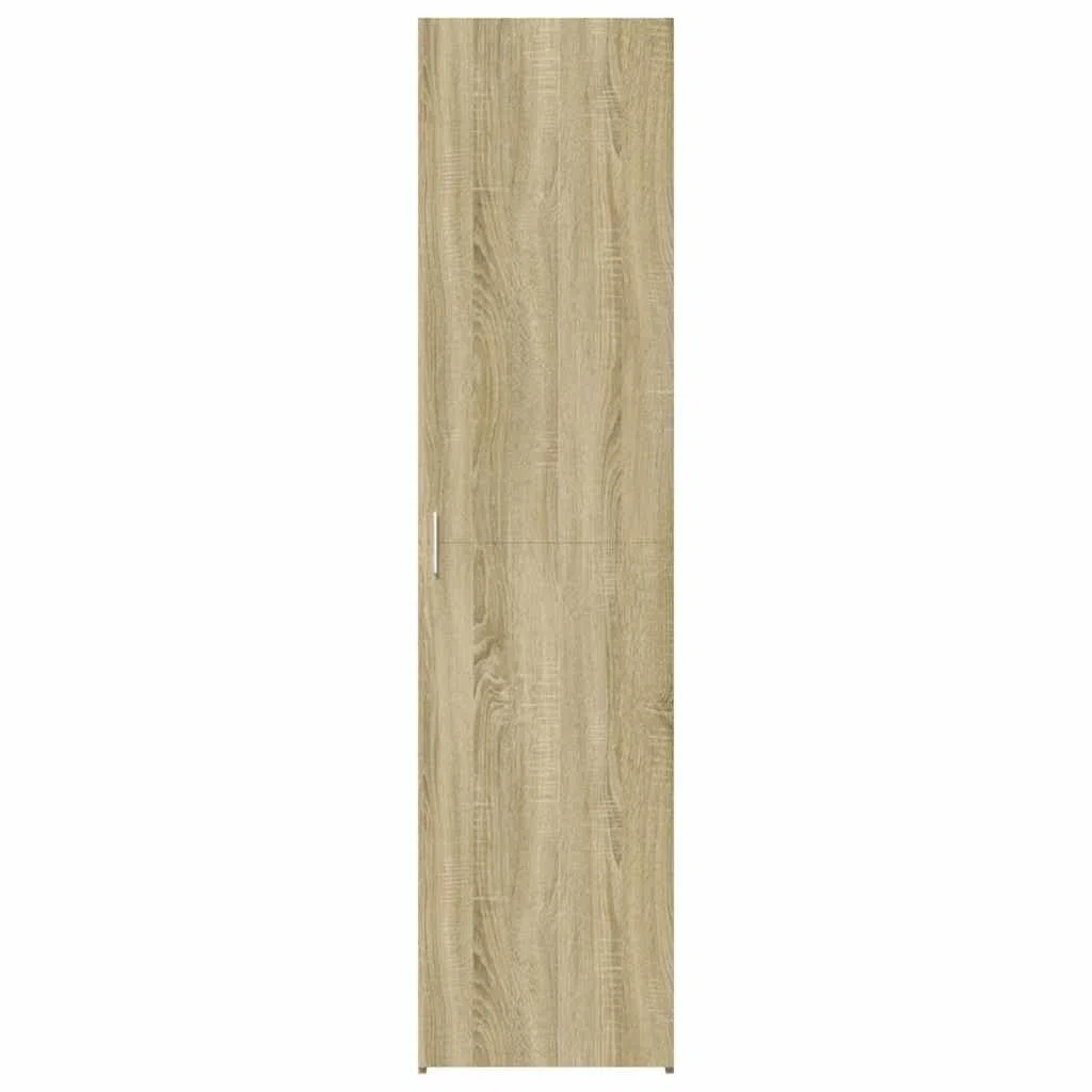 Meuble haut en bois de chêne Sonoma 45 x 42,5 x 185 cm avec portes et étagères, polyvalent pour salon, chambre à coucher, couloir, espace de rangement, commode moderne, buffet, buffet